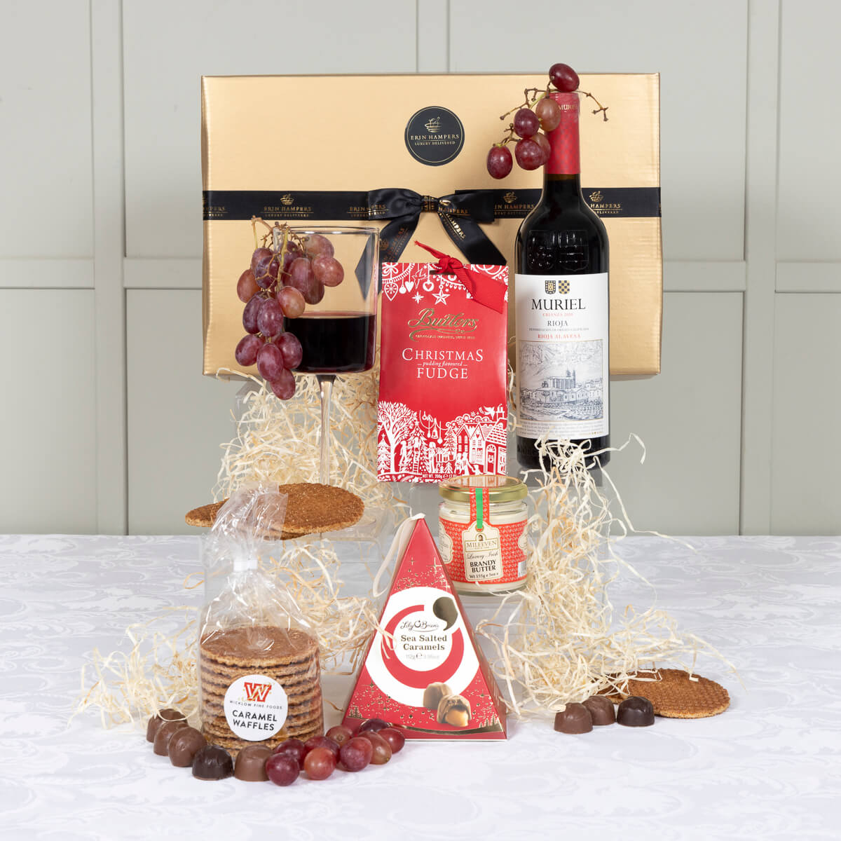 Thornton & France Luxury Christmas Hamper Basket The Extravaganza