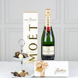 Moet Champagne and Chocolate Gift Box