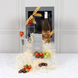 Rose Wine and Chocolates Gift Box